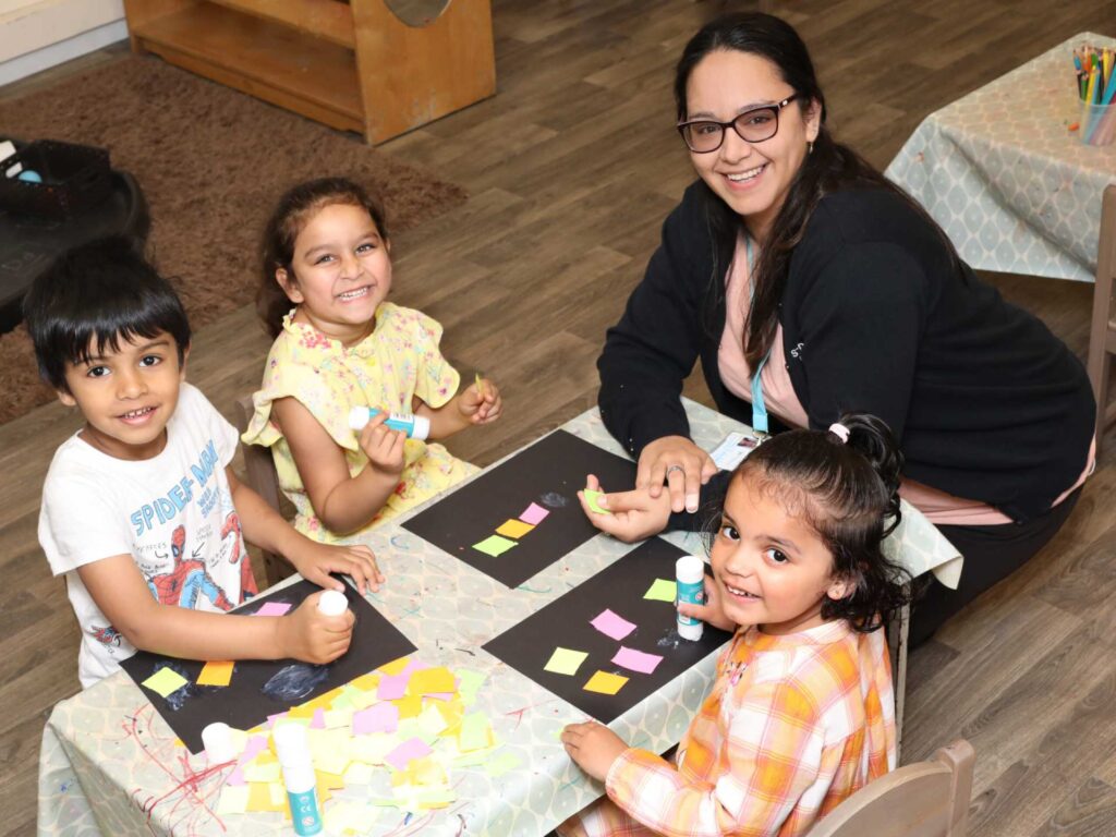 Children having fun at Nursery